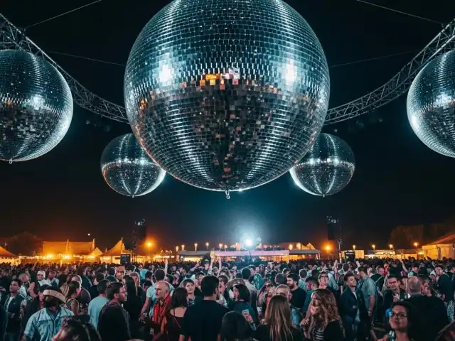 Bolas disco grandes para estadios y eventos corporativos de gran escala