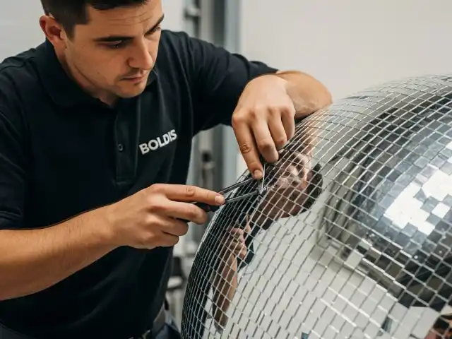 Reparación profesional de motores de bolas disco y lubricación